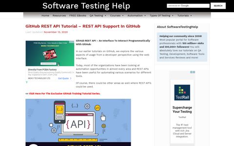 GitHub REST API Tutorial - REST API Support In GitHub