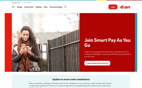 Smart Pay As You Go | Smart Meters from E.ON