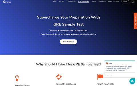 GRE Sample Test • Practice & Improve with GRE Questions ...
