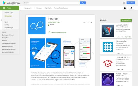 intratool – Apps bei Google Play