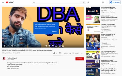 DBA IFAZONE COMPANY mai login कैसे ... - YouTube