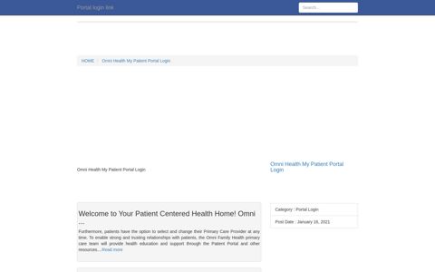 [LOGIN] Omni Health My Patient Portal Login FULL Version HD ...