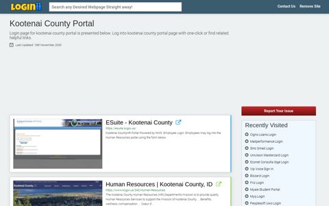 Kootenai County Portal