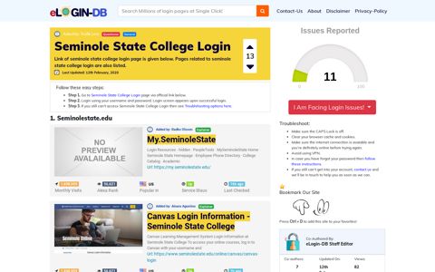 Seminole State College Login - login login login login 0 Views