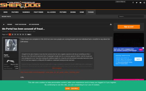 Ido Portal has been accused of fraud... | Sherdog Forums ...