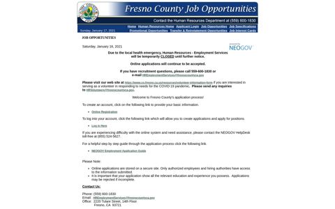 Fresno County's - Government Jobs