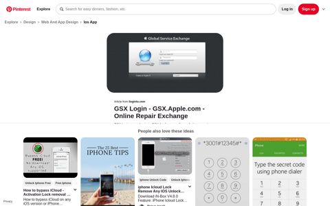 GSX Login | Icloud, Iphone codes, Gsx - Pinterest