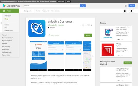 eMudhra Customer - Apps on Google Play
