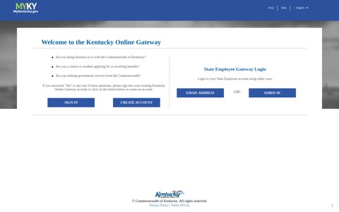 Kentucky Online Gateway - Kentucky.gov