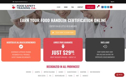 FoodSafetyTraining.ca: Online Food Handler Certification ...