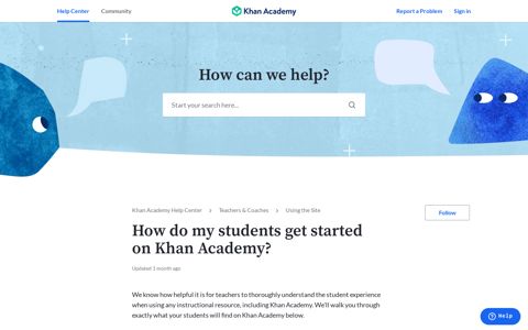 How do my students get started on Khan Academy? – Khan ...
