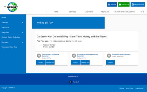 Online Bill Pay | Groot