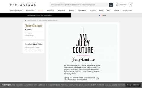 Juicy Couture I Am Juicy Sign Up - Feelunique