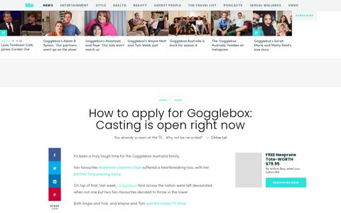 How to apply for Gogglebox: Casting is open right now | WHO ...