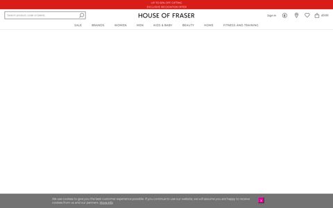 House of Fraser > Account