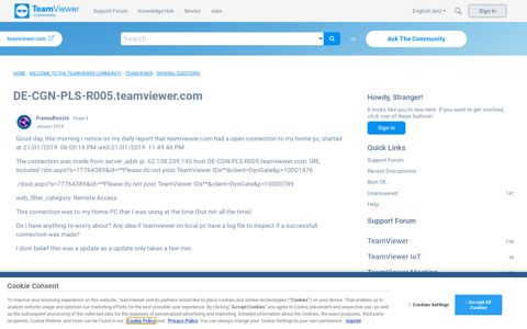 DE-CGN-PLS-R005.teamviewer.com - TeamViewer Community