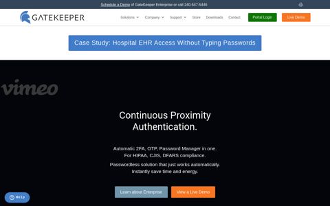 GateKeeper Proximity Wireless Security Token for ...