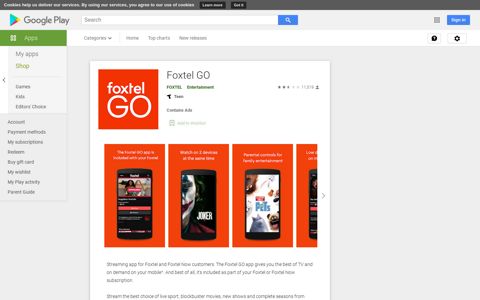 Foxtel GO - Apps on Google Play