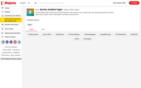 New kyrion student login Status, Photo, Video | Nojoto