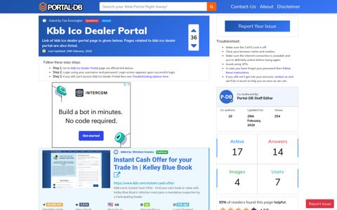 Kbb Ico Dealer Portal
