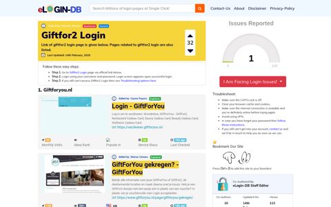 Giftfor2 Login - A database full of login pages from all over the internet!
