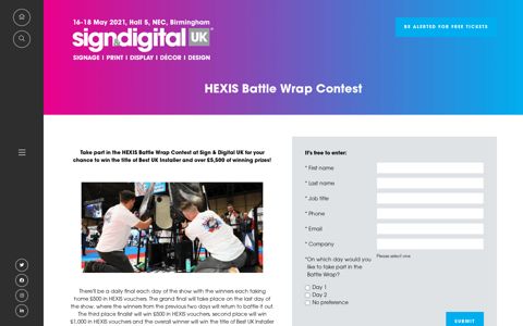 HEXIS Battle Wrap Contest - Sign & Digital UK 2021 - The ...