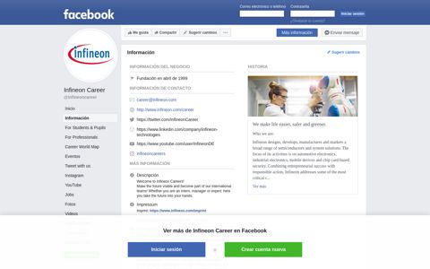 Infineon Career - Información | Facebook