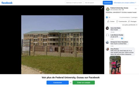 FEDERAL UNIVERSITY GUSAU student hostel - Facebook