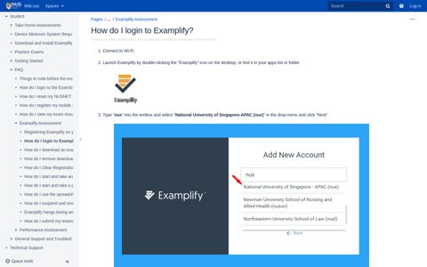 How do I login to Examplify? - Digital Assessment - Wiki.nus
