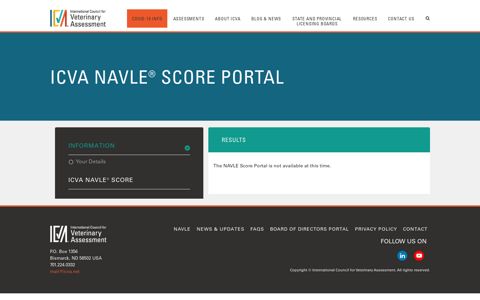 ICVA NAVLE® Score Portal - International Council for ...