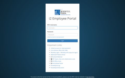 i2 Employee Portal