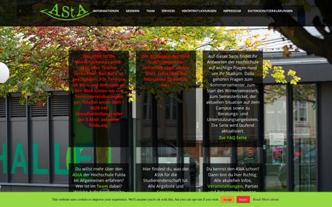 Willkommen beim AStA der Hochschule Fulda | AStA