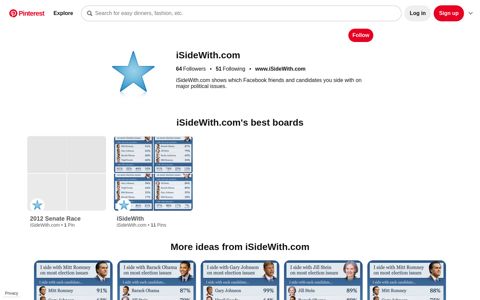 iSideWith.com (isidewith) on Pinterest