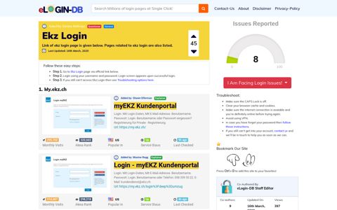 Ekz Login - A database full of login pages from all over the ...