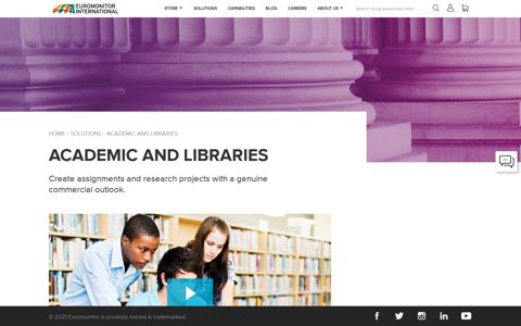 Solutions for Libraries & Academia | Euromonitor International
