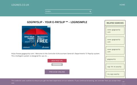 Gogpayslip - Your E-Payslip ** - LoginSimple - General ...