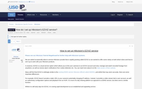 How-to: - How do I set up Hikvision's EZVIZ service? | IP CCTV ...