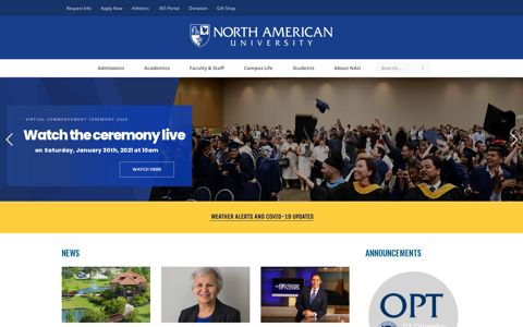 Welcome to North American University | Houston TX