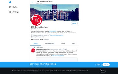 QUB Student Services (@QUBStudents) | Twitter