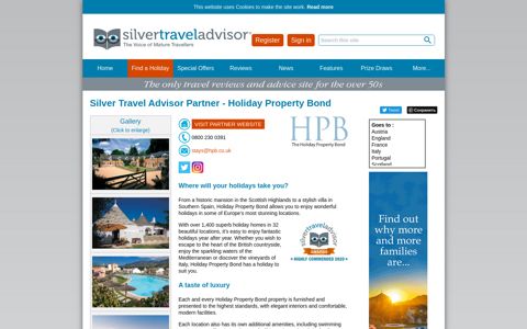 The Holiday Property Bond - Silver Travel Advisor