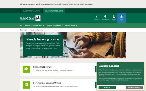 Business banking online | Lloyds Bank International