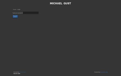 Login - Michael Gust