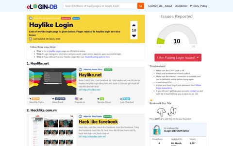 Haylike Login - A database full of login pages from all over the ...