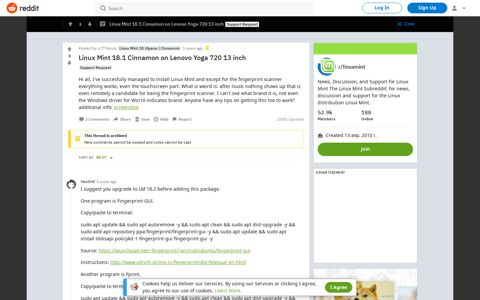 Linux Mint 18.1 Cinnamon on Lenovo Yoga 720 13 inch - Reddit