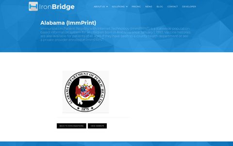 Alabama (ImmPrint) | Iron Bridge Corp.
