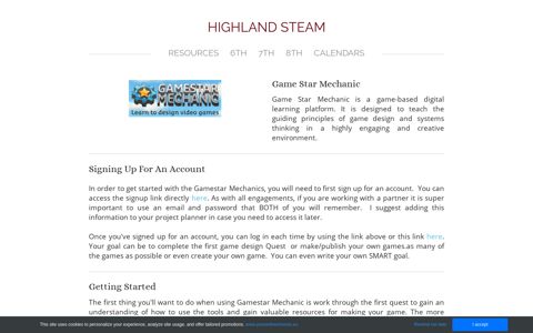 Game Star Mechanic - HIGHLAND STEAM