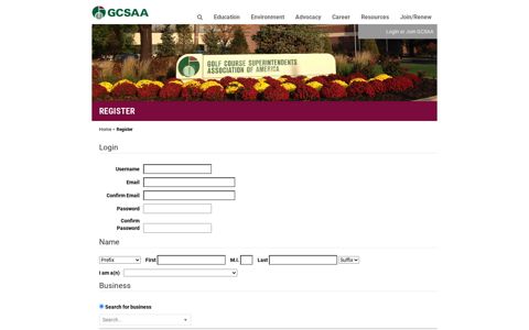 Register | GCSAA