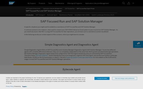 SAP Focused Run and SAP Solution Manager