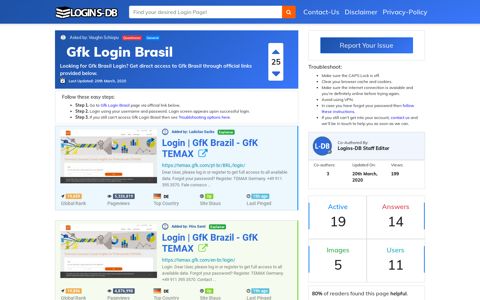Gfk Login Brasil - Logins-DB
