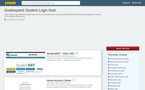 Gradespeed Student Login Kisd - Loginii.com